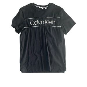 Calvin Klein Size Medium Black Logo T-Shirt